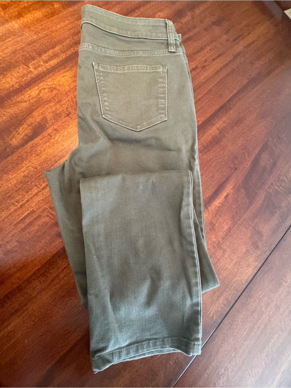 Women’s Olive Green Stretch Jeans